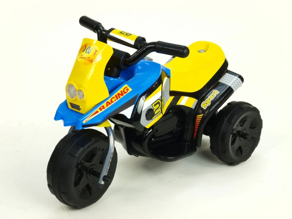 Dětská elektrická minimotorka Racing modrá - II.jakost