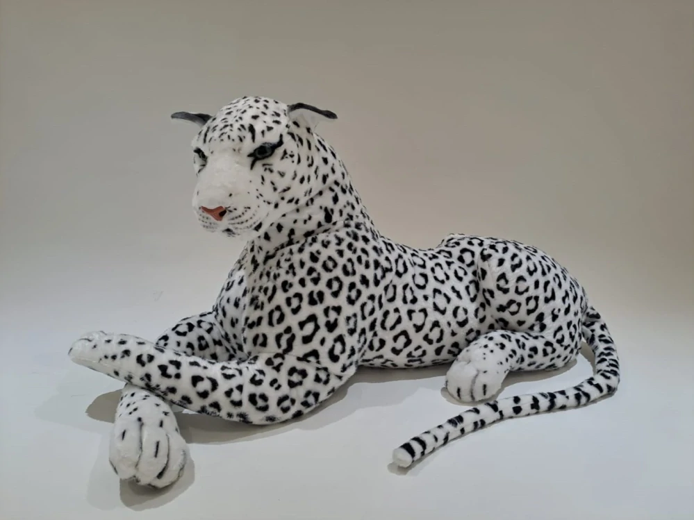 Plyšový sněžný leopard 160cm