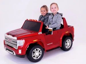 Dětské autíčko  GMC  Sierra Denali v lakované  vínové metalíze - II.jakost