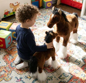 Plyšový kůň Horský 65cm