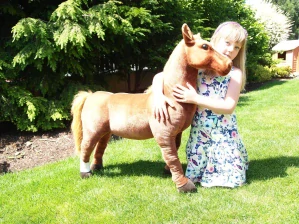 Plyšový kůň Arabský plnokrevník 94cm