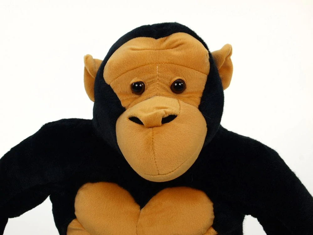 Plyšová sedící gorila