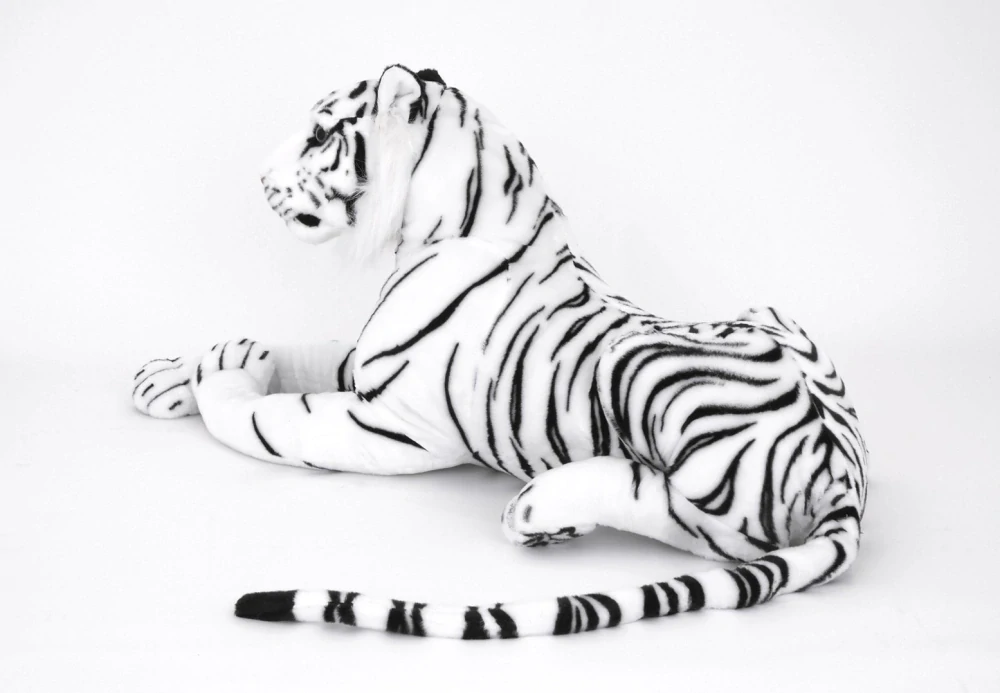 Plyšový tygr bílý 160 cm