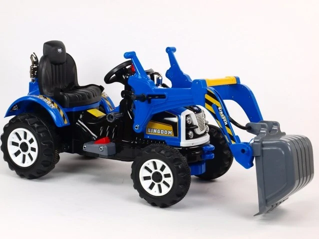 Dětský elektrický traktůrek Kingdom se lžící - II.jakost