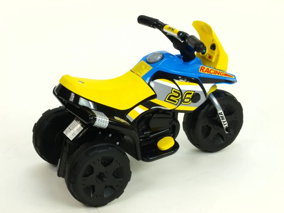 Dětská elektrická minimotorka Racing modrá - II.jakost