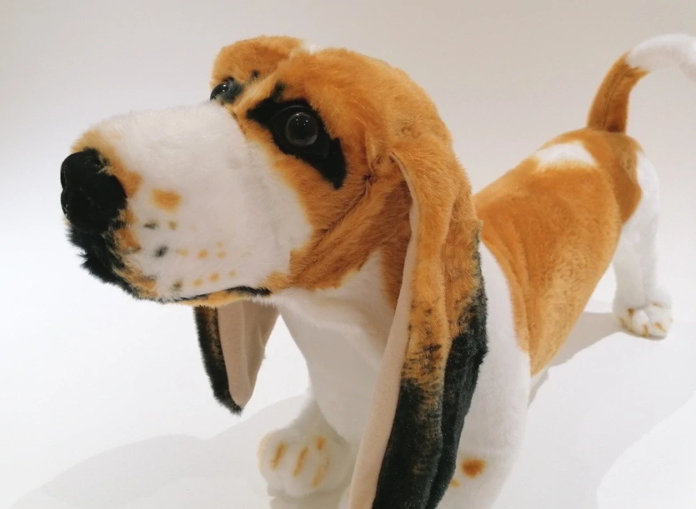 Plyšový pes Basset Hound 64cm