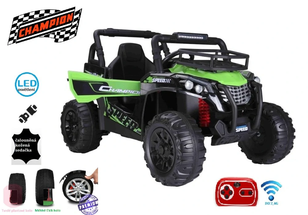Dětská buggy Champion Speed 500, zelená - II.jakost