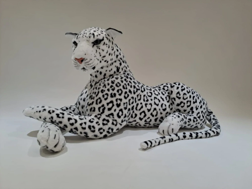Plyšový sněžný leopard 160cm