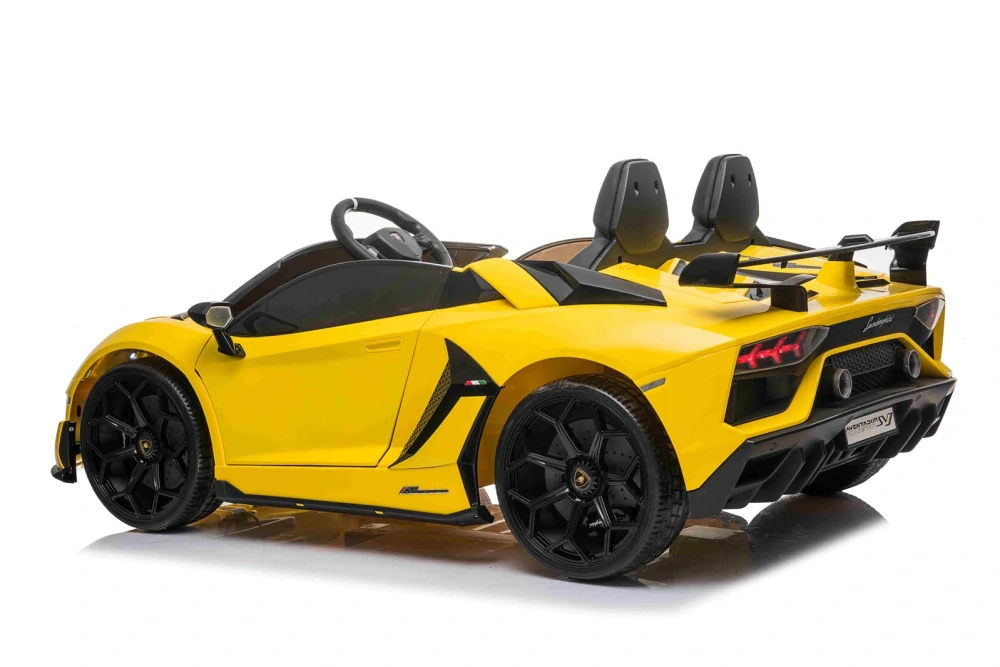 Dětské elektrické autíčko Lamborghini Aventador SVJ Roadster žluté