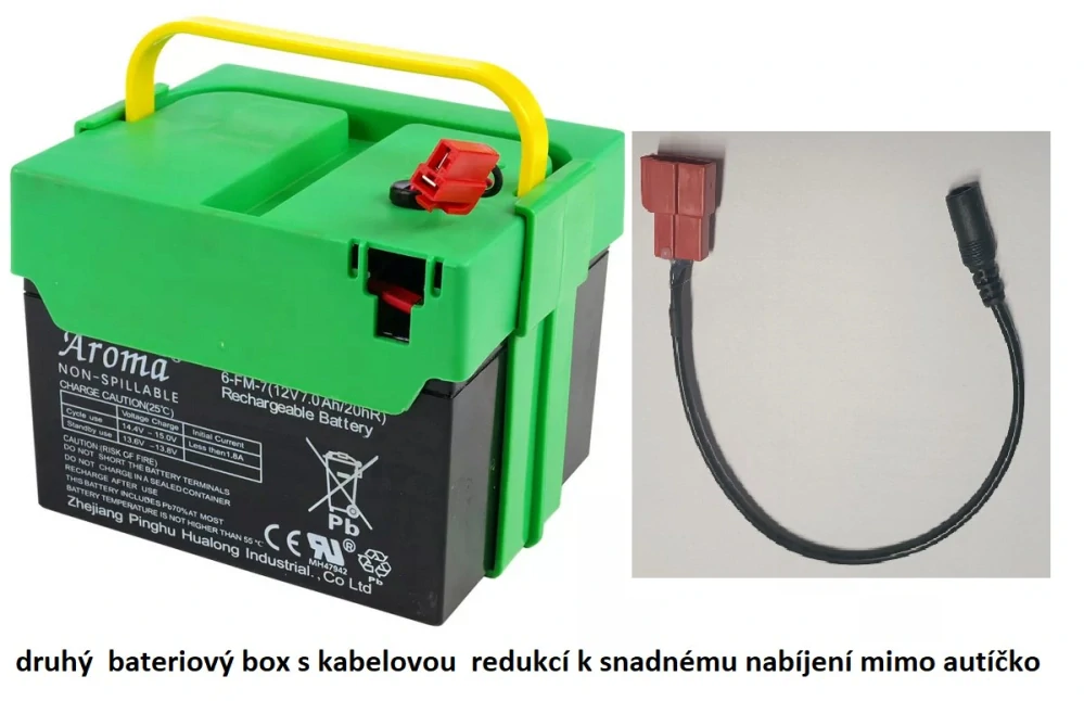 Náhradní bateriový box pro dětské el.autíčko