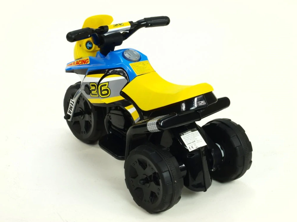 Dětská elektrická minimotorka Racing modrá - II.jakost