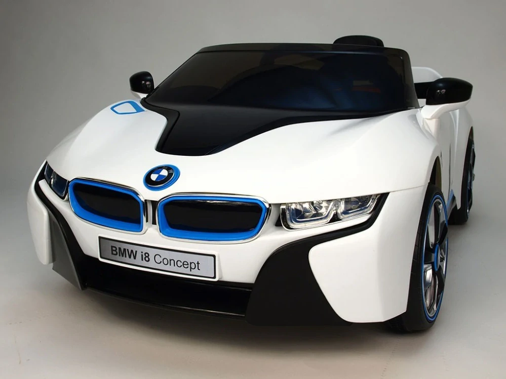 Dětské el. auto BMW I8 Concept LUX s 2,4G DO bílá - II.jakost