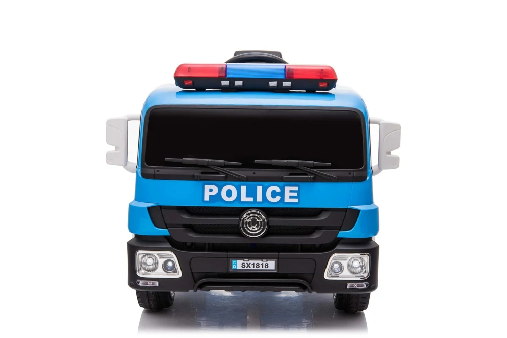 Dětské elektrické policejní auto s majákem, sirénou - II.jakost
