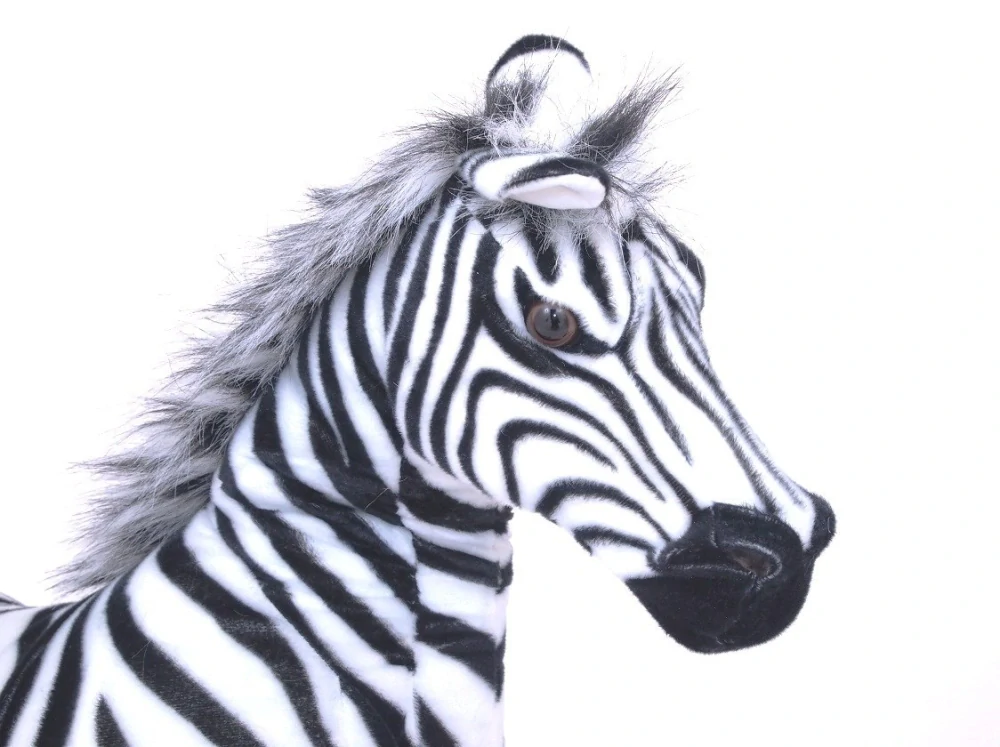 Plyšová stojící zebra
