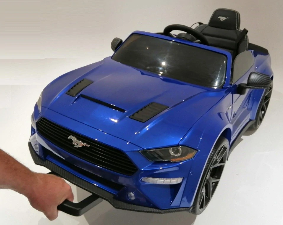 Driftovací elektrické autíčko licenční Ford Mustang 5.0 GT - lakované modré