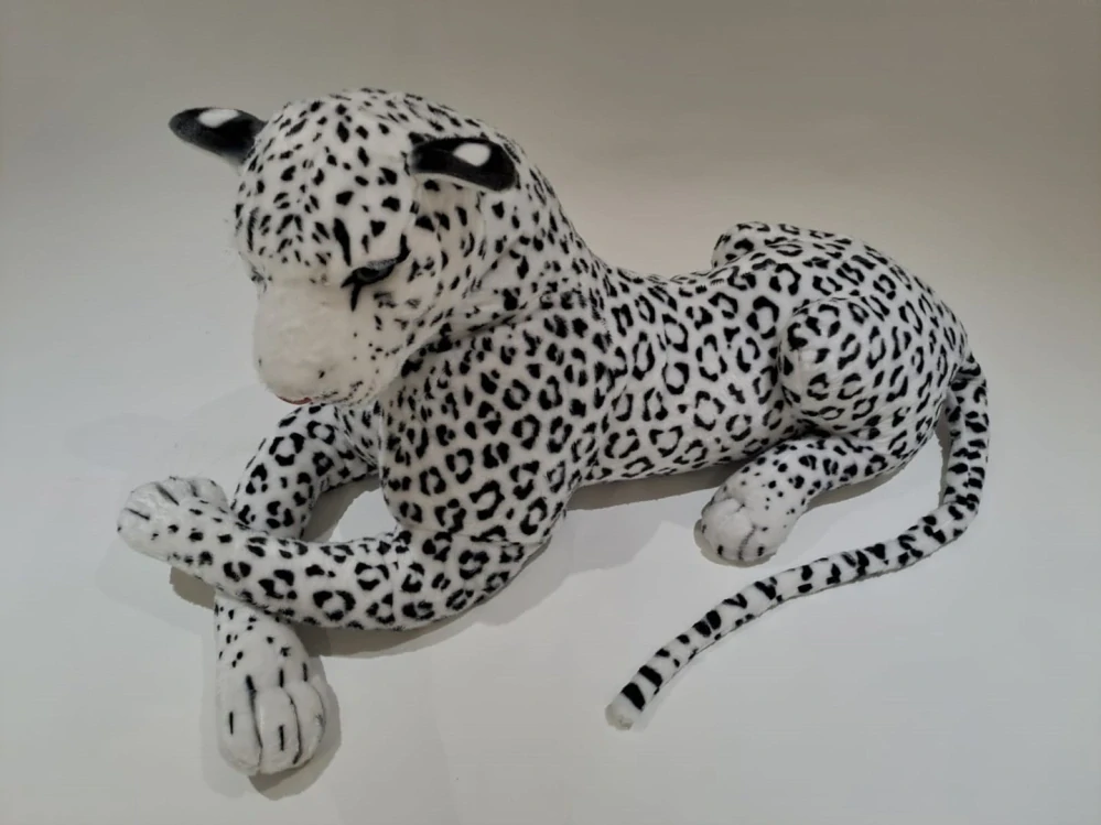 Plyšový sněžný leopard 160cm