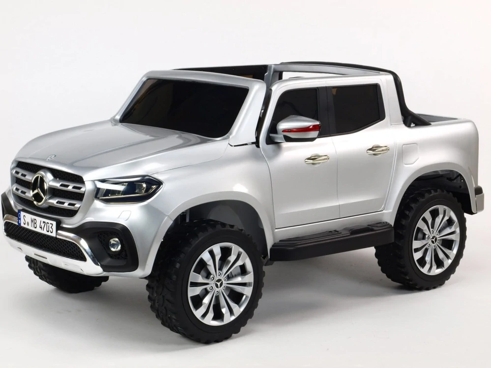 Elektrické autíčko Mercedes Benz X-Class 4x4 lak.stříbrný