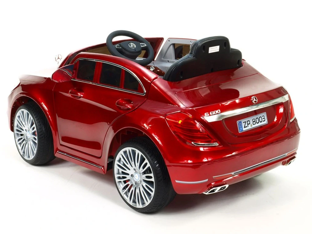Dětské elektrické autíčko Mercedes S Class 600 , červená - II jakost