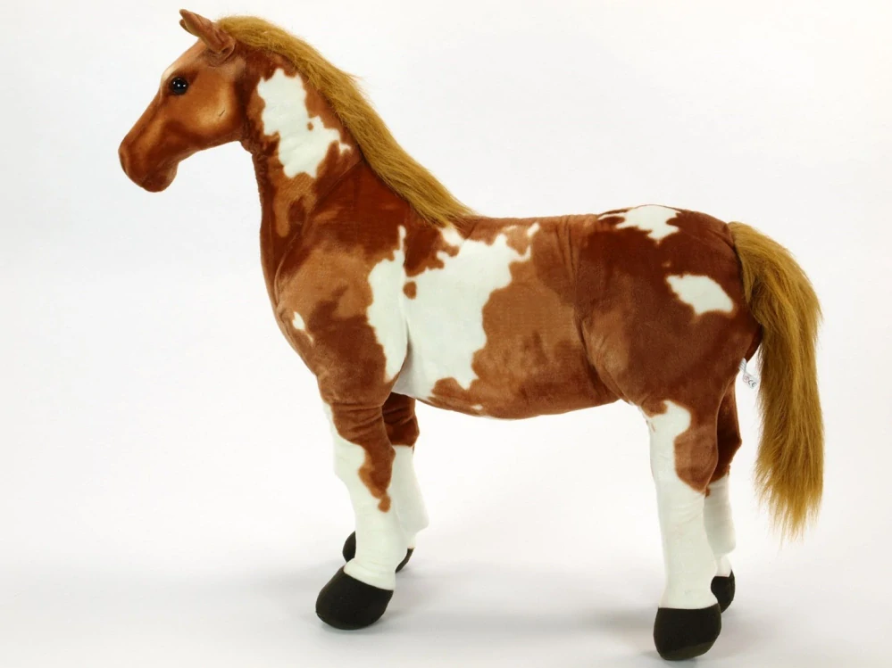 Plyšový kůň American Paint Horse 78cm