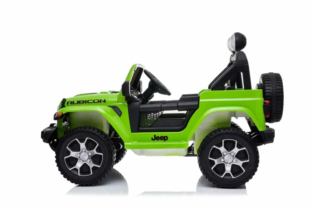 Dětský elektrický licenční Jeep Rubicon 4x4 zelený