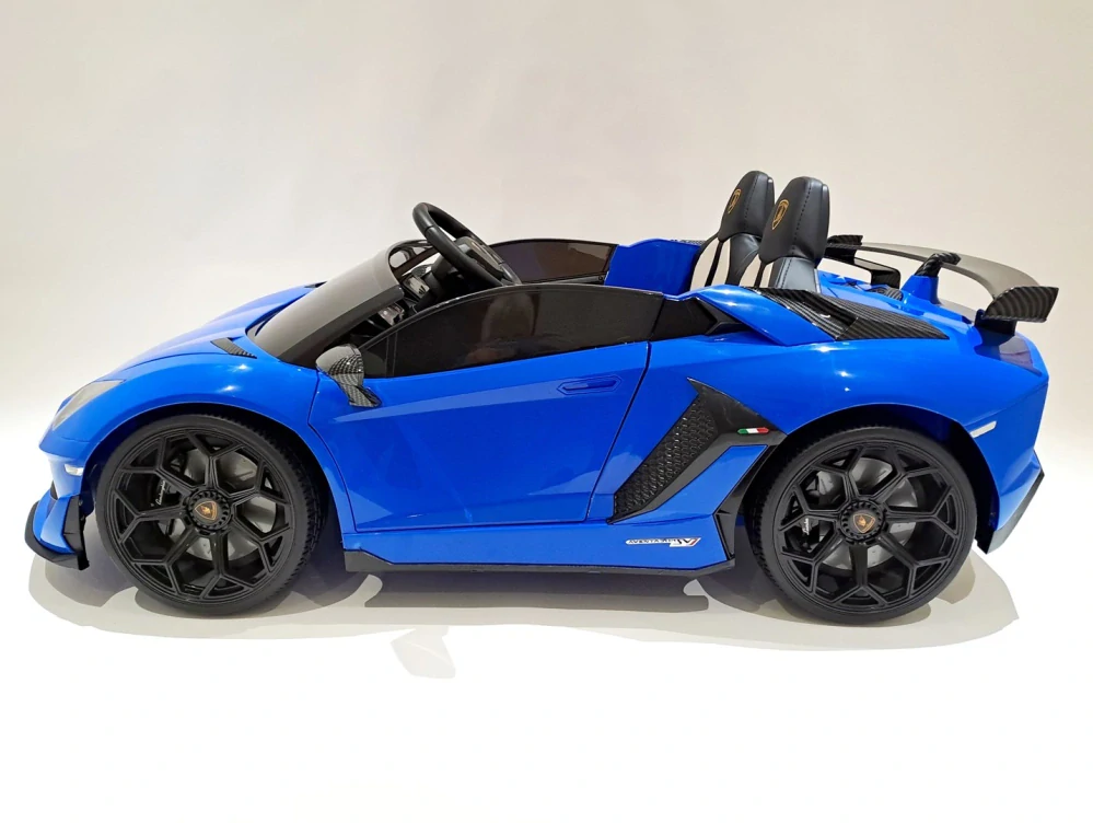 Dětské elektrické autíčko Lamborghini Aventador SVJ Roadster modré