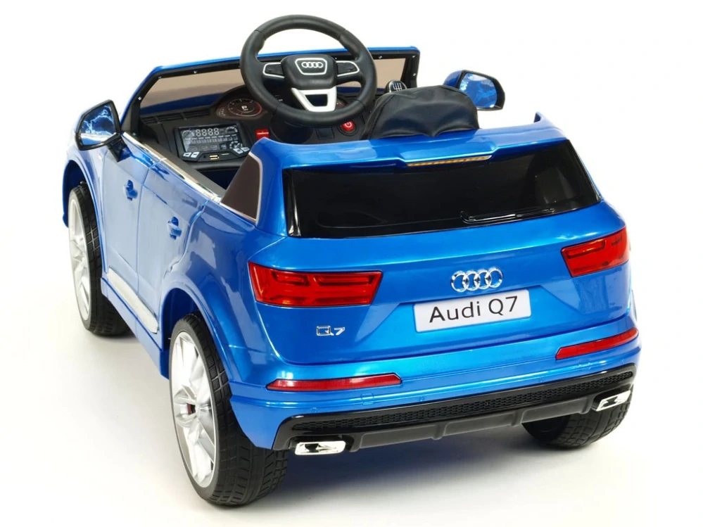 Dětské elektrické auto Audi Q7 s 2,4G DO - modré - II.JAKOST
