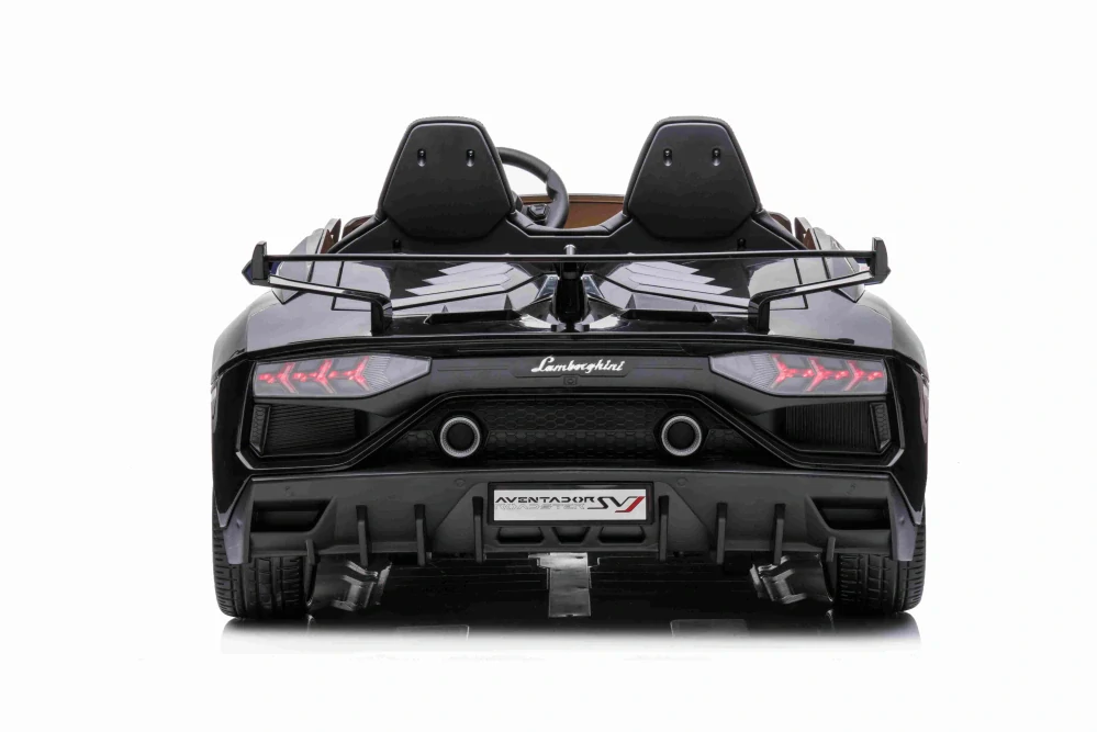 Dětské elektrické autíčko Lamborghini Aventador SVJ Roadster černé