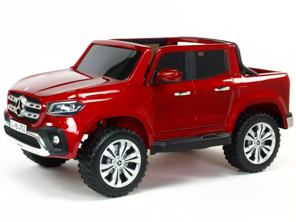 Elektrické autíčko Mercedes Benz X-Class 4x4 lak.červený - II.JAKOST