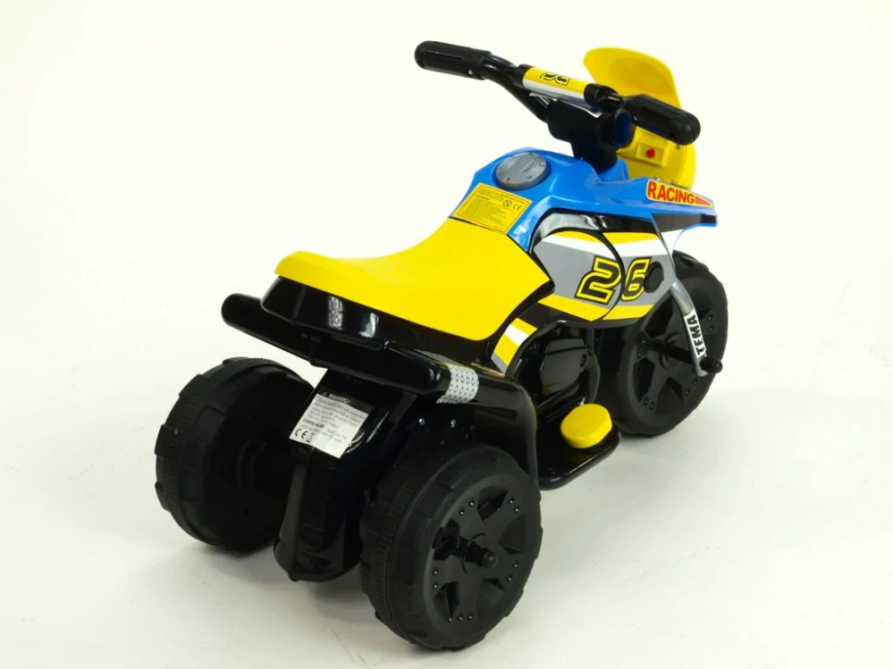 Dětská elektrická minimotorka Racing modrá - II.jakost