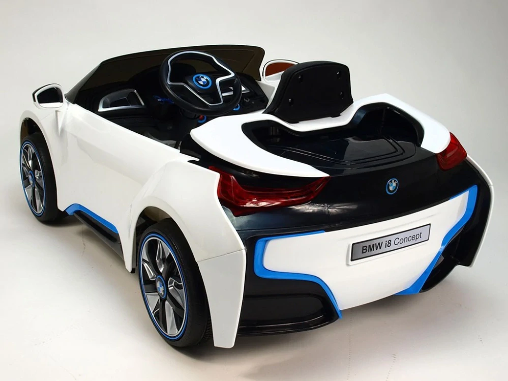 Dětské el. auto BMW I8 Concept LUX s 2,4G DO bílá - II.jakost