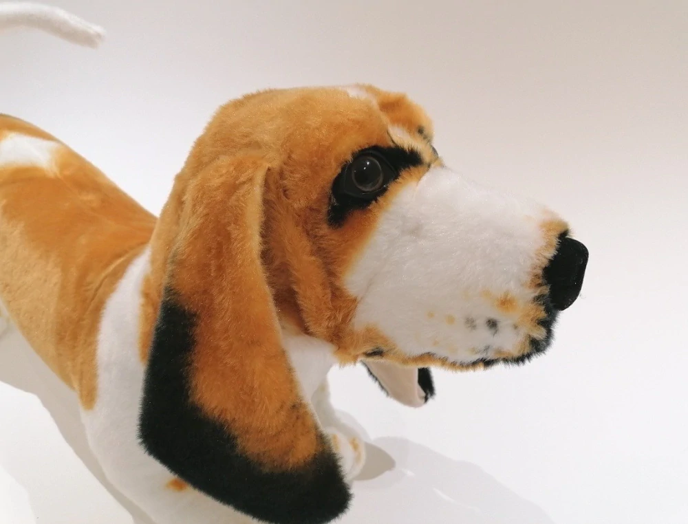 Plyšový pes Basset Hound 64cm