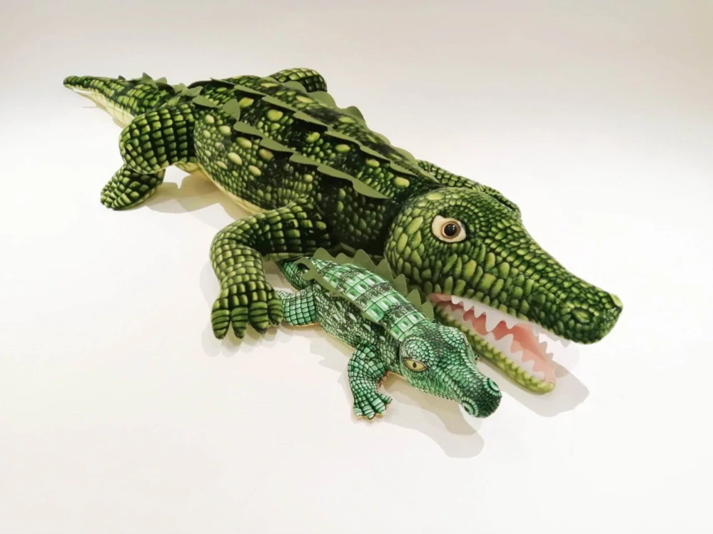 Plyšový krokodýl  zelený 56cm