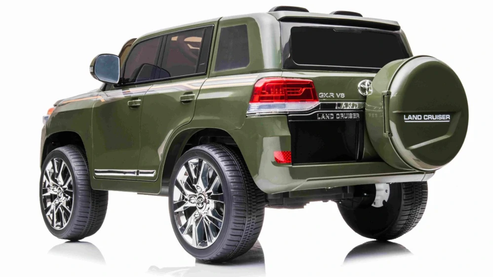 Dětské elektrické autíčko TOYOTA LAND CRUISER Army zelená - II.jakost