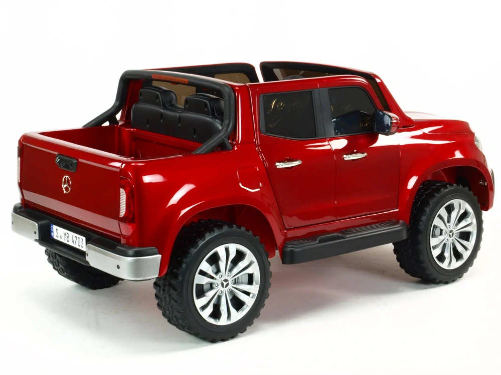 Elektrické autíčko Mercedes Benz X-Class 4x4 lak.červený - II.JAKOST