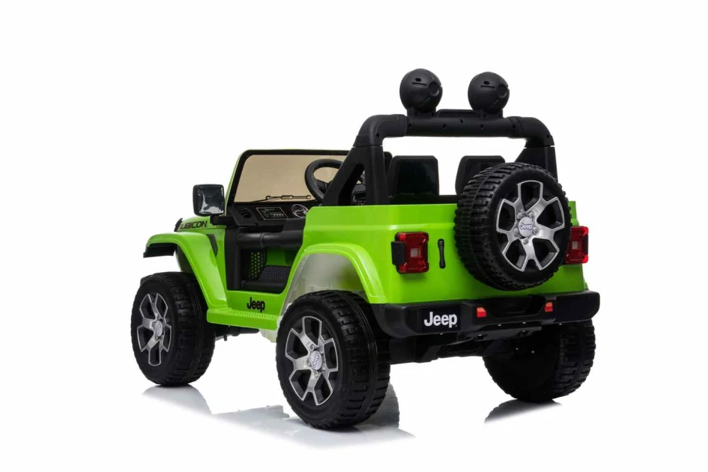 Dětský elektrický licenční Jeep Rubicon 4x4 zelený