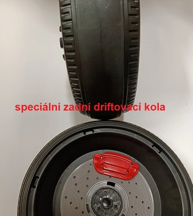 Driftovací elektrické autíčko licenční  Ford Mustang 5.0 GT - lak.červená