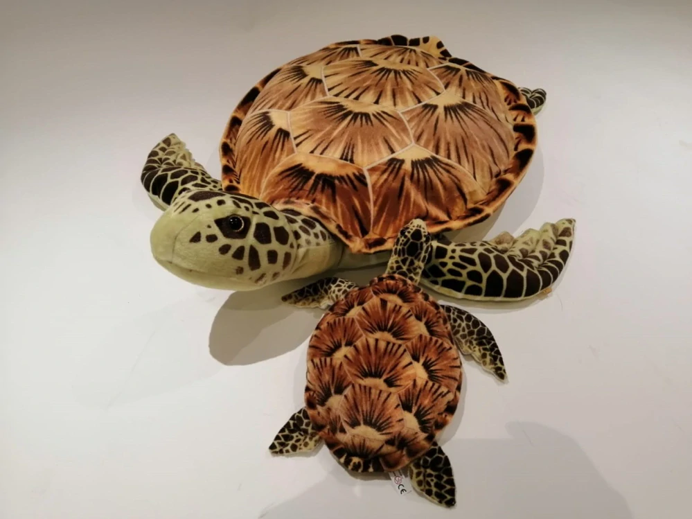 Plyšová želva hnědá 34cm