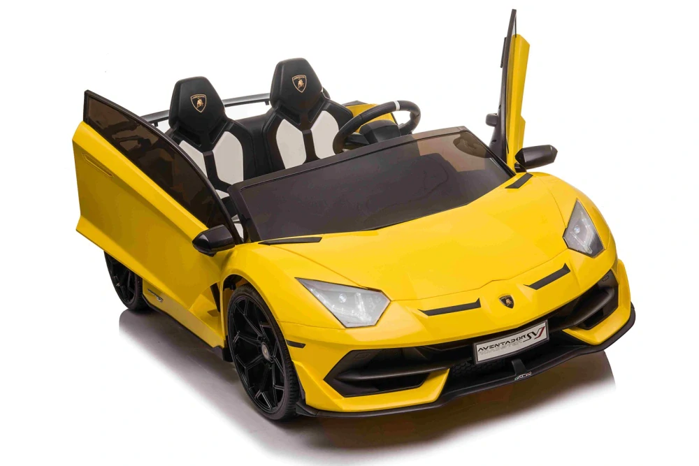 Dětské elektrické autíčko Lamborghini Aventador SVJ Roadster žluté