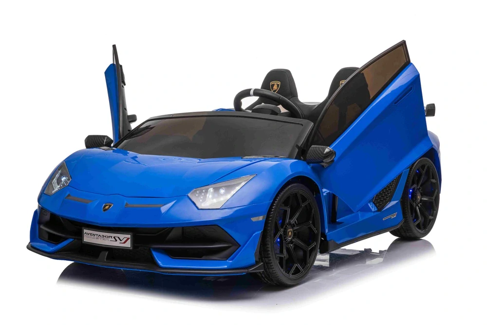Dětské elektrické autíčko Lamborghini Aventador SVJ Roadster modré
