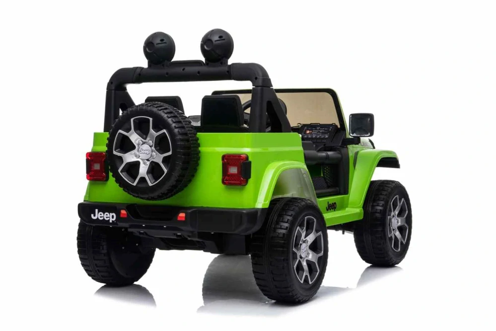 Dětský elektrický licenční Jeep Rubicon 4x4 zelený