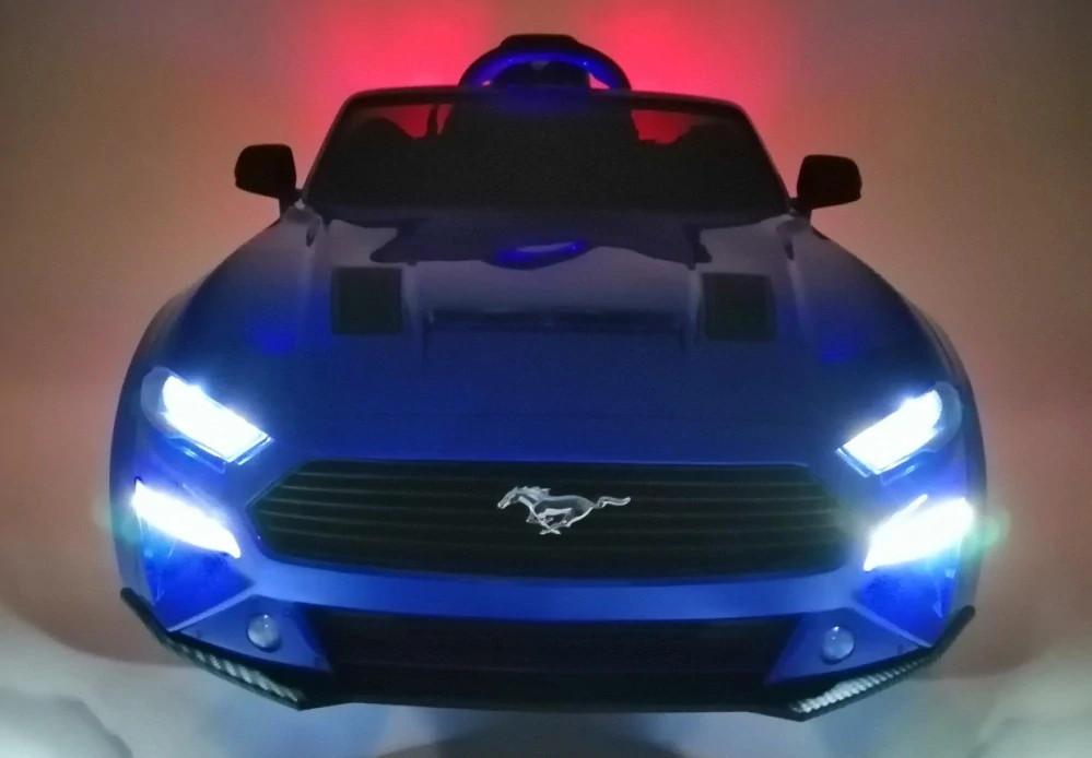 Driftovací elektrické autíčko licenční Ford Mustang 5.0 GT - lakované modré
