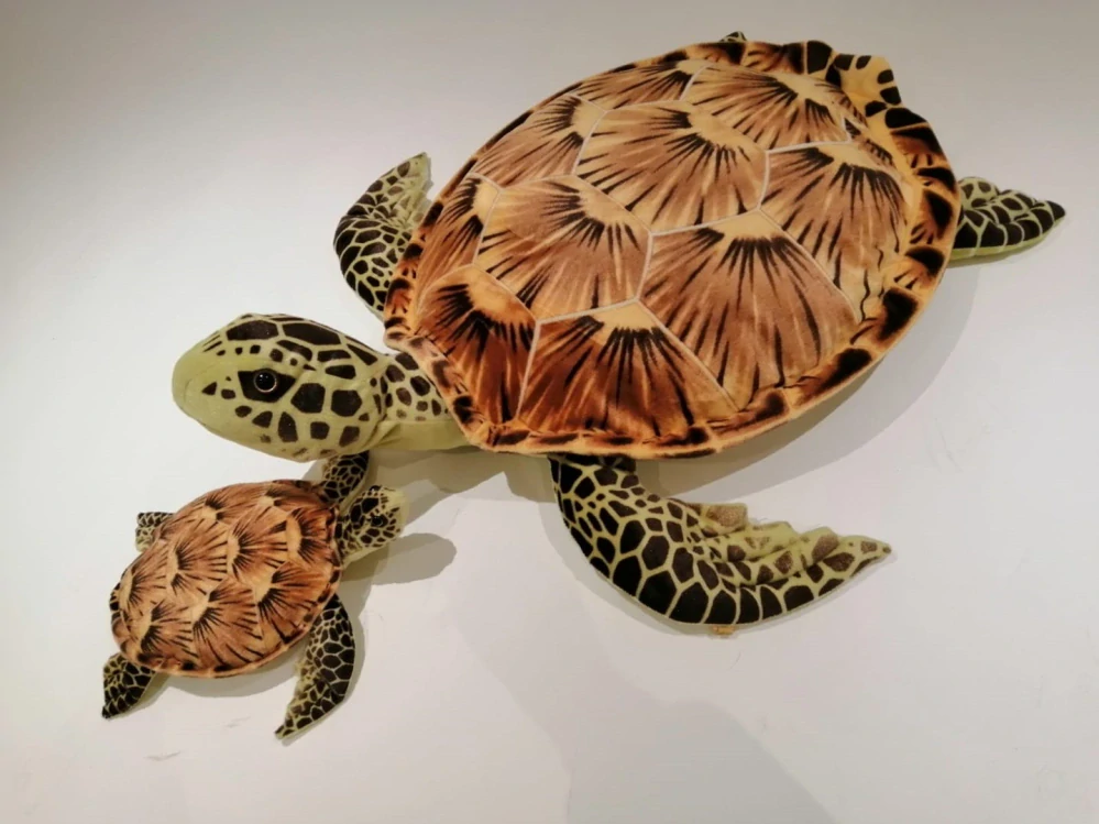 Plyšová želva hnědá 34cm