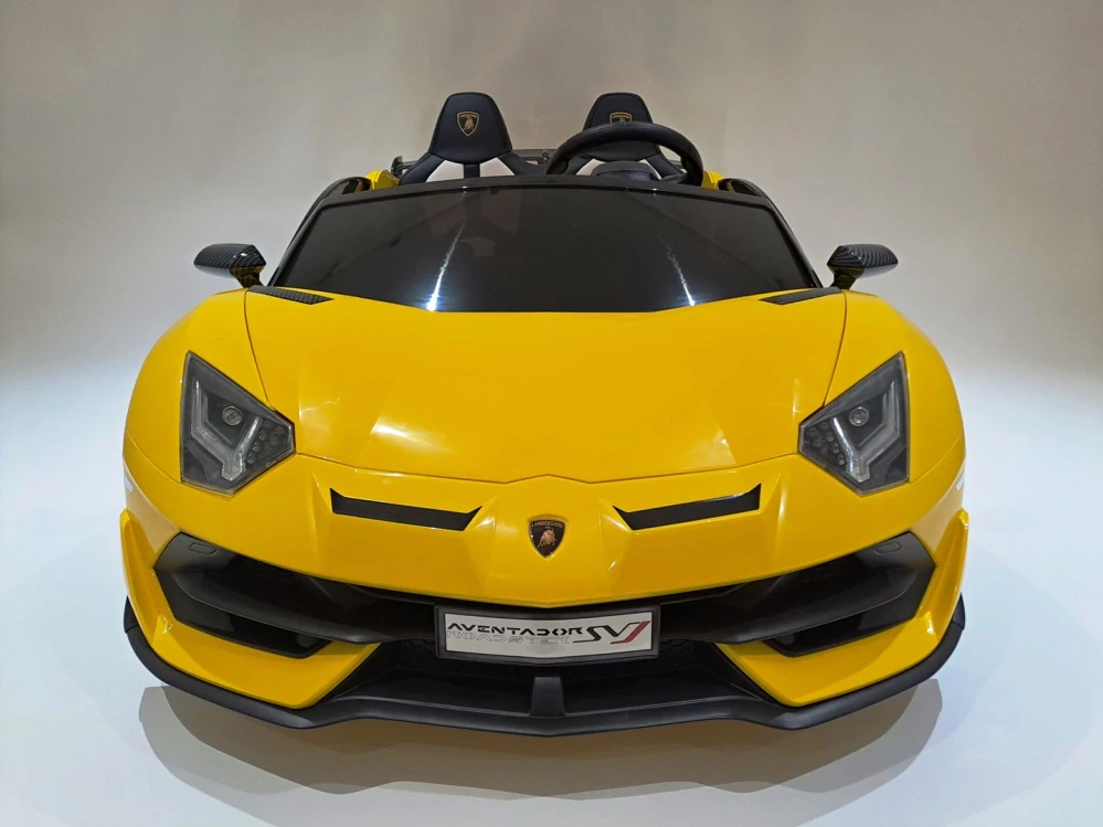 Dětské elektrické autíčko Lamborghini Aventador SVJ Roadster žluté