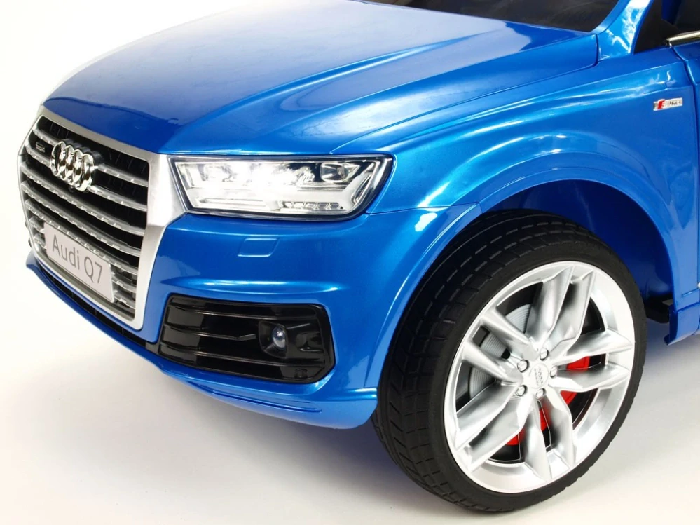 Dětské elektrické auto Audi Q7 s 2,4G DO - modré - II.JAKOST