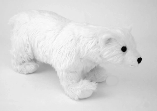 Plyšový polární medvěd 90cm