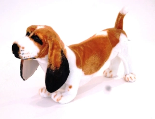 Plyšový pes Basset Hound 64cm