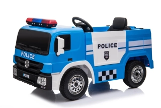 Dětské elektrické policejní auto s majákem, sirénou - II.jakost