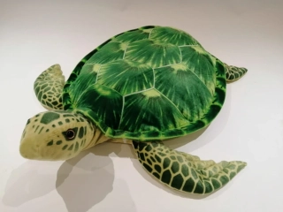 Plyšová želva zelená 90cm