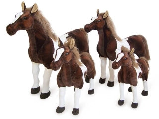 Plyšový kůň Huculský 78cm