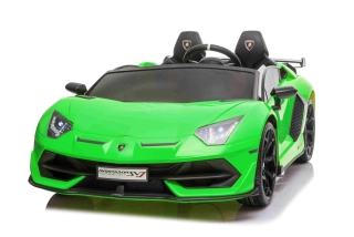 Dětské elektrické autíčko Lamborghini Aventador SVJ Roadster zelené